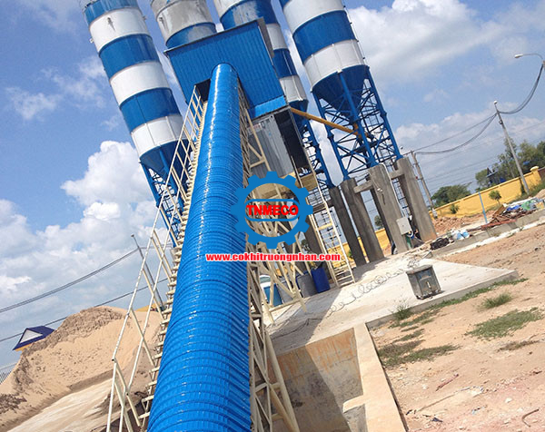 Khung chịu lực và con lăn đỡ cho băng tải cao su tải nặng