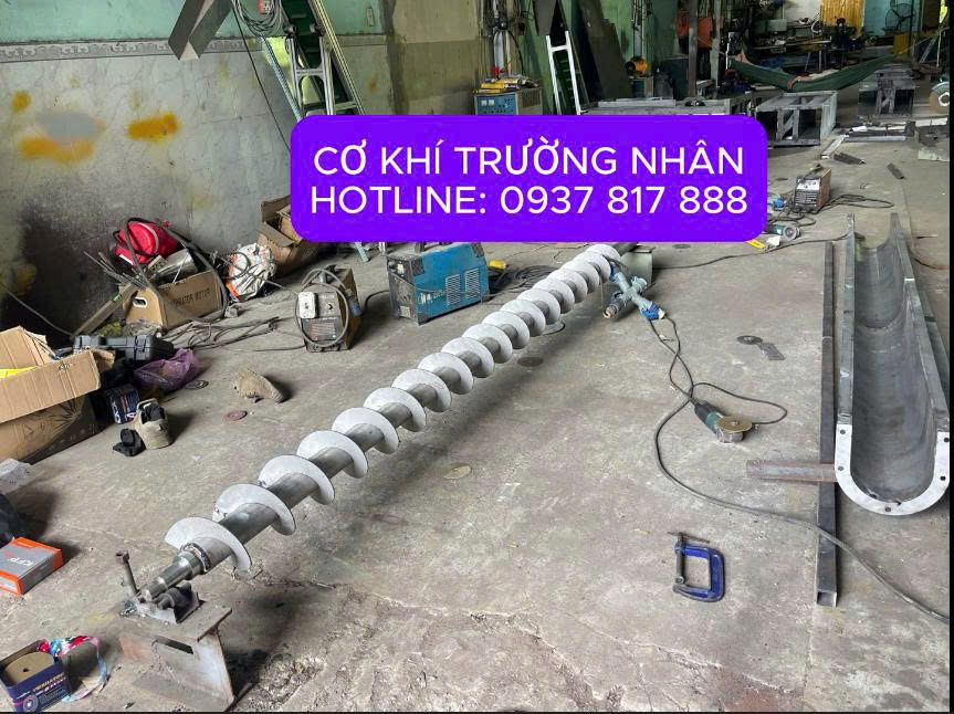 Giới thiệu vít tải dạng máng chữ U và trục vít bên trong